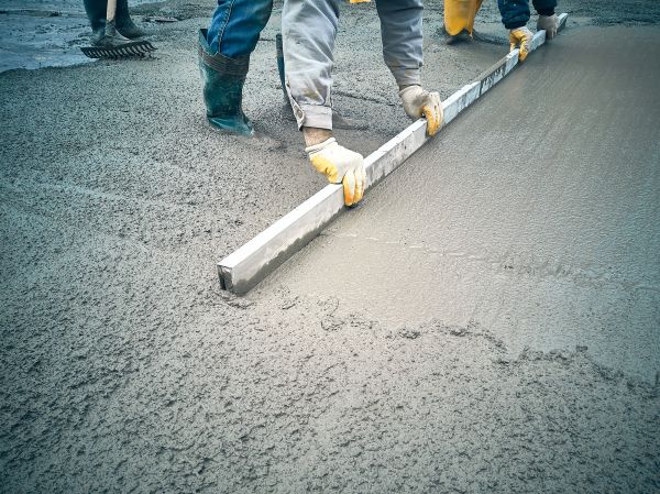 Cement Slab Construction in Huntersville