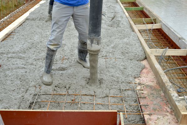 Concrete Base Construction in Huntersville