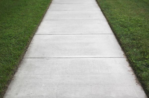 Concrete Path Installation in Huntersville