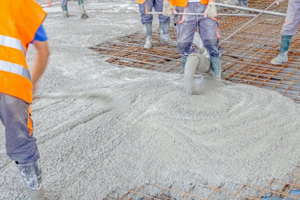Cement Slab Pouring in Huntersville
