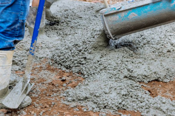 Barn Concrete Pouring in Huntersville