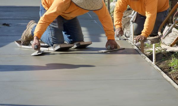 Cement Pad Construction in Huntersville