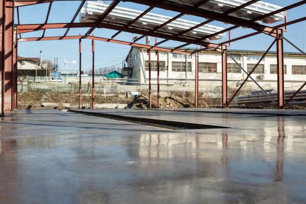 Building Slab Installation in Huntersville