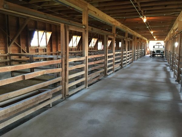 Barn Slab Construction in Huntersville