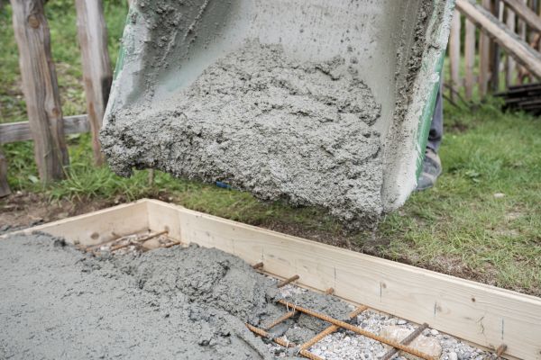 Yard Concrete Pouring in Huntersville
