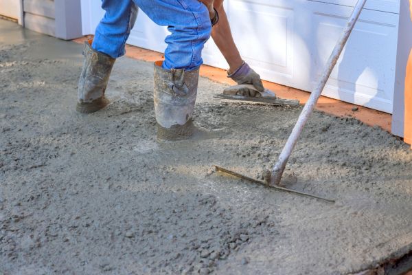 Driveway Slab Construction in Huntersville