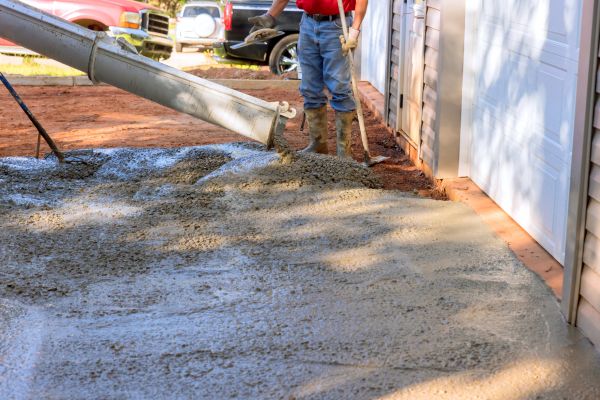 Driveway Slab Laying in Huntersville