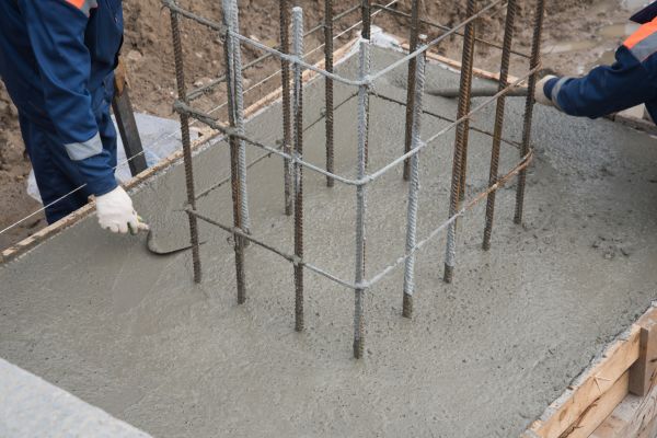 Foundation Pad Construction in Huntersville