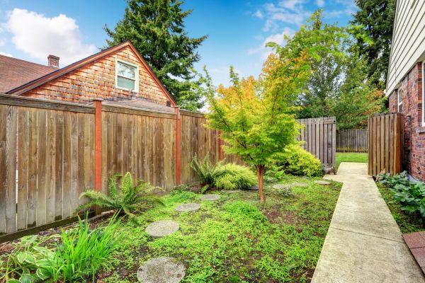 Backyard Walkway Construction in Huntersville